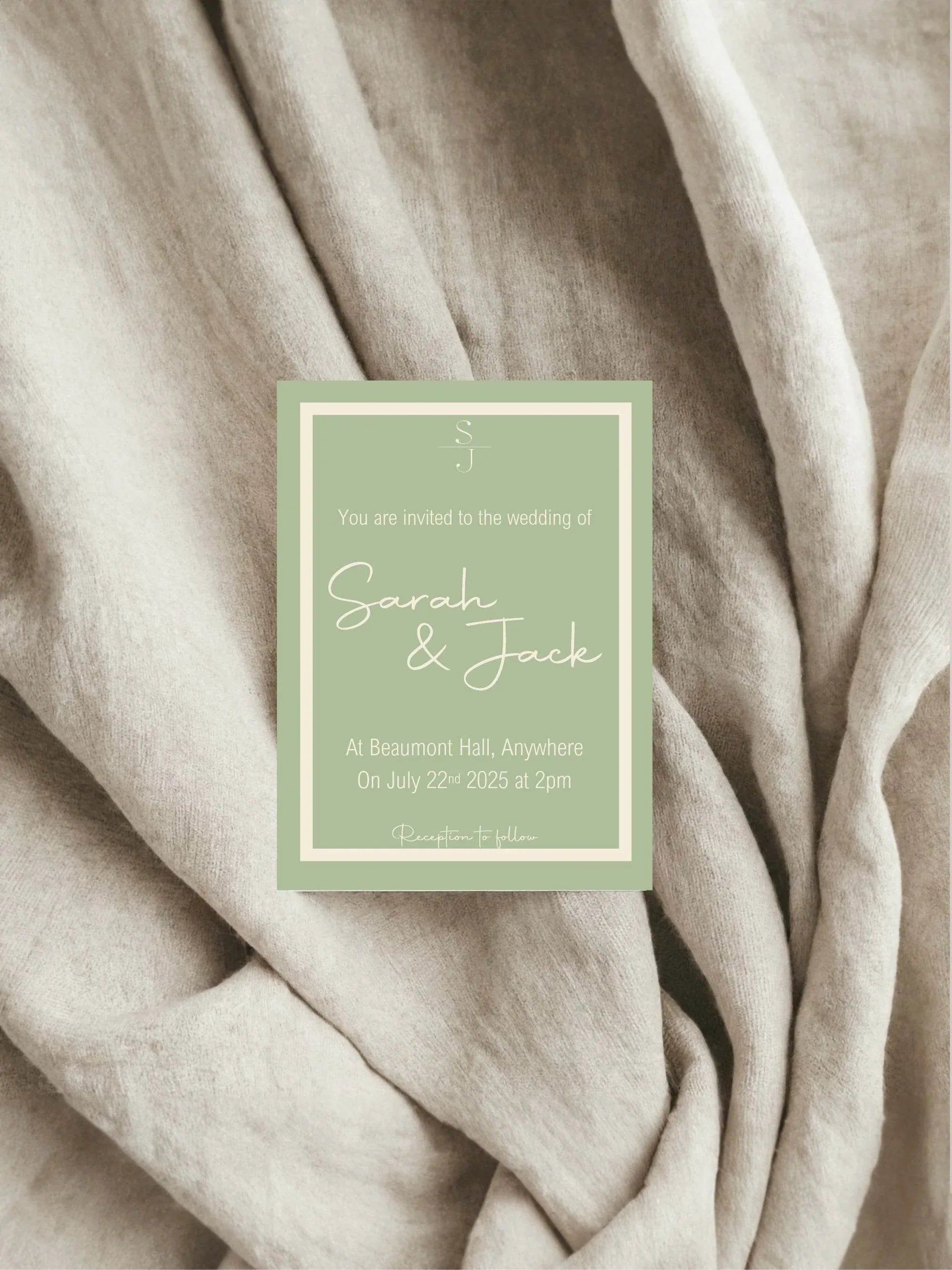Willow Wedding Invitation Suite - Larosier Prints