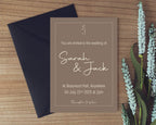 Earth Wedding Party Invitations & Envelopes | Pack of 10 - Larosier Prints