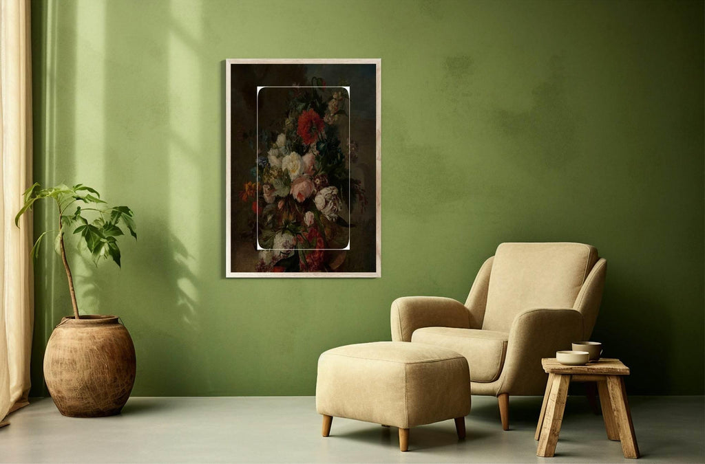 Moody Floral Magnified Print | Botanical Wall Art - Larosier Prints