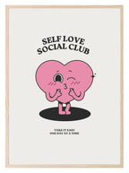Self Love Social Club Print | Coquette Wall Art - Larosier Prints