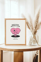Self Love Social Club Print | Coquette Wall Art - Larosier Prints