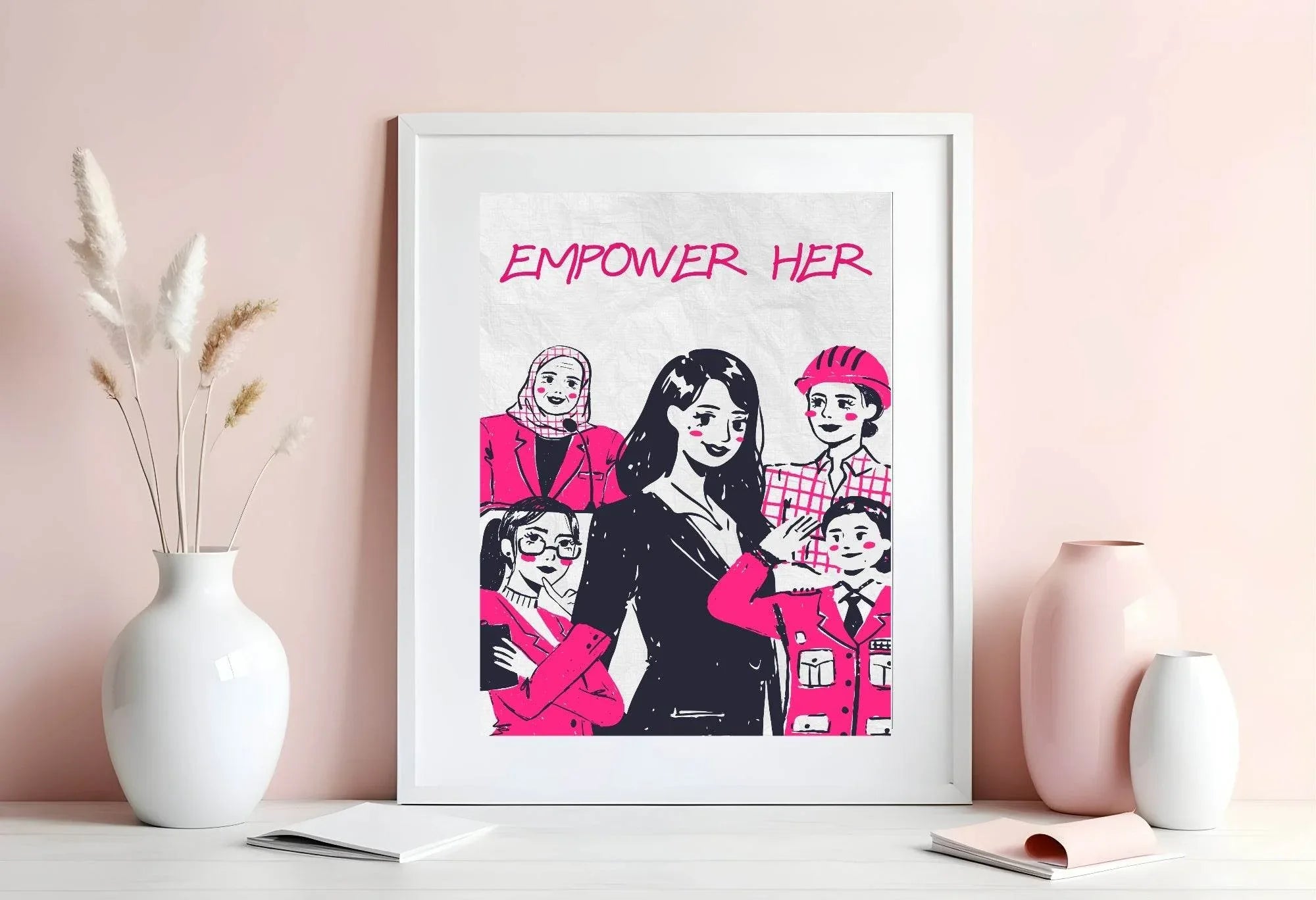 Empower Her Print | Inspirational Kids Wall Art - Larosier Prints
