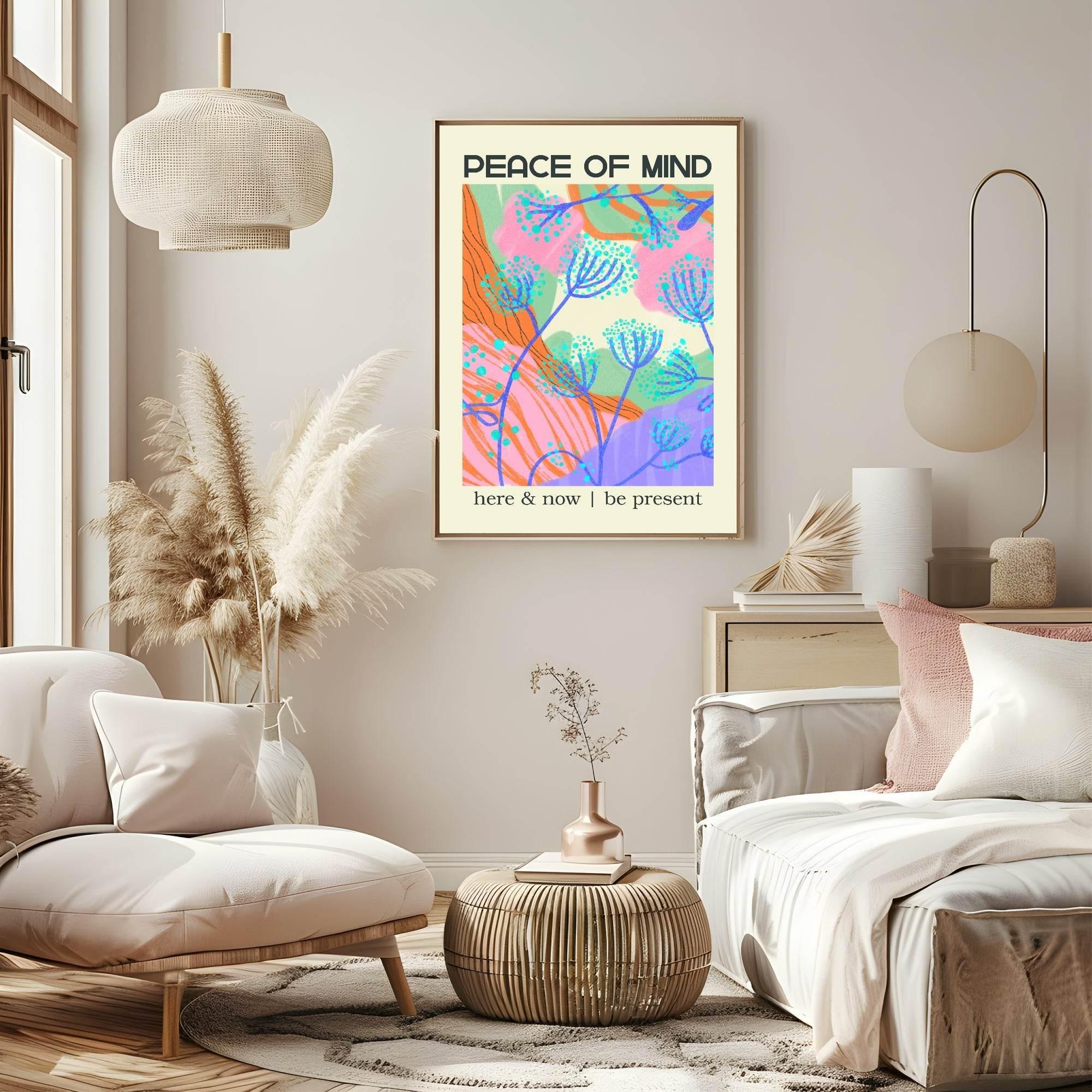 Peace Of Mind Print | Positive Wall Art - Larosier Prints