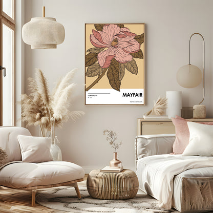 Mayfair London Print | Floral Wall Art