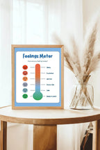 Feelings Meter Print | Teacher Play Room Wall Art Gift - Larosier Prints