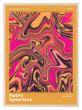 Retrospective Print | Mustard Psychedelia Series 1970s | Retro Wall Art - Larosier Prints
