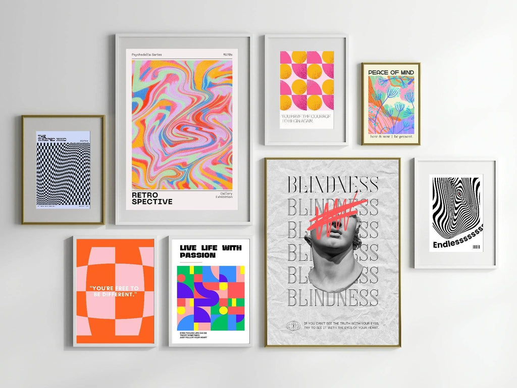 Mindless Print | Modern Altered Wall Art - Larosier Prints