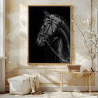 Horse Print | Black beauty Wall Art - Larosier Prints
