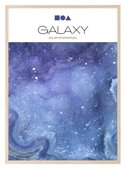 Galaxy Print | Modern Wall Art