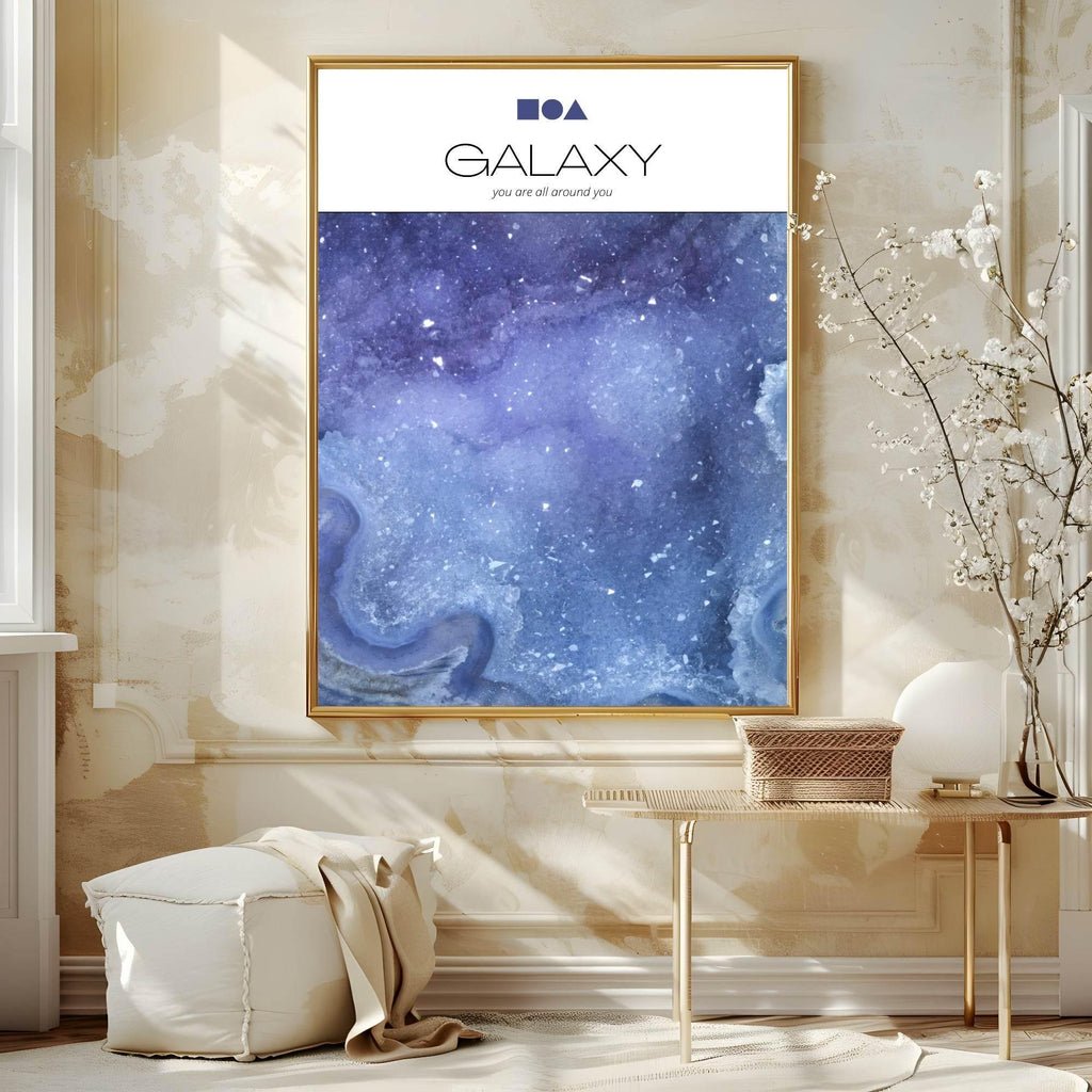 Galaxy Print | Modern Wall Art - Larosier Prints