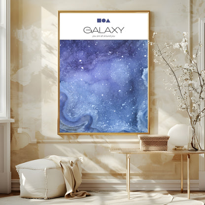 Galaxy Print | Modern Wall Art