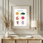 Shell Life Print | Holiday Wall Art - Larosier Prints