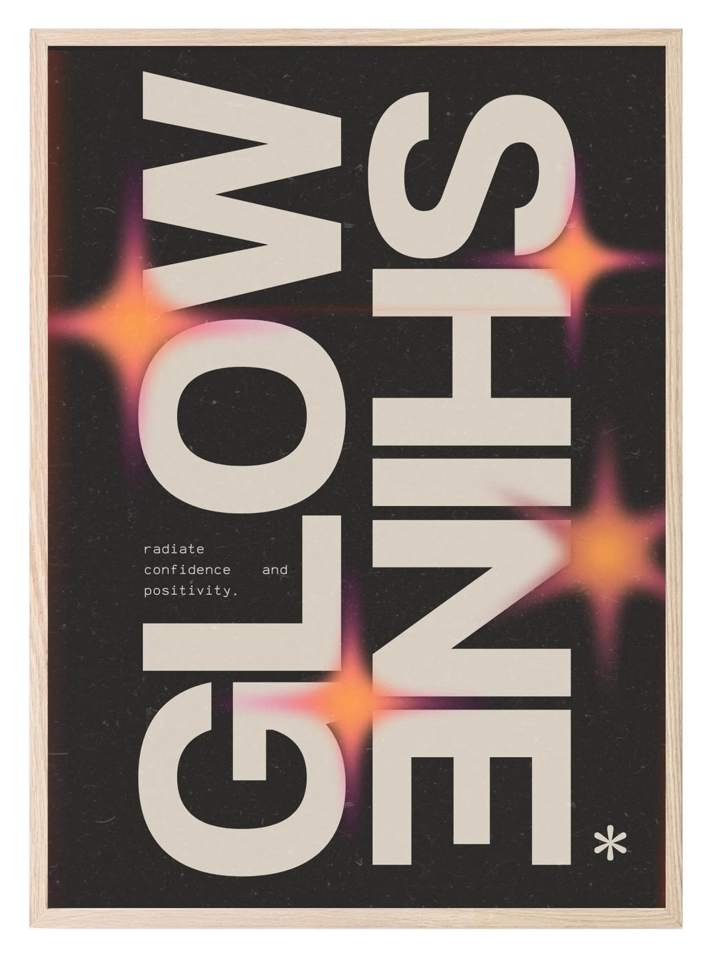 Shine Glow Print | Inspirational Wall Art - Larosier Prints