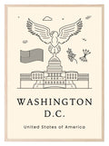 Washington D.C Print | Travel Wall Art - Larosier Prints