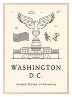 Washington D.C Print | Travel Wall Art - Larosier Prints