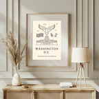 Washington D.C Print | Travel Wall Art - Larosier Prints
