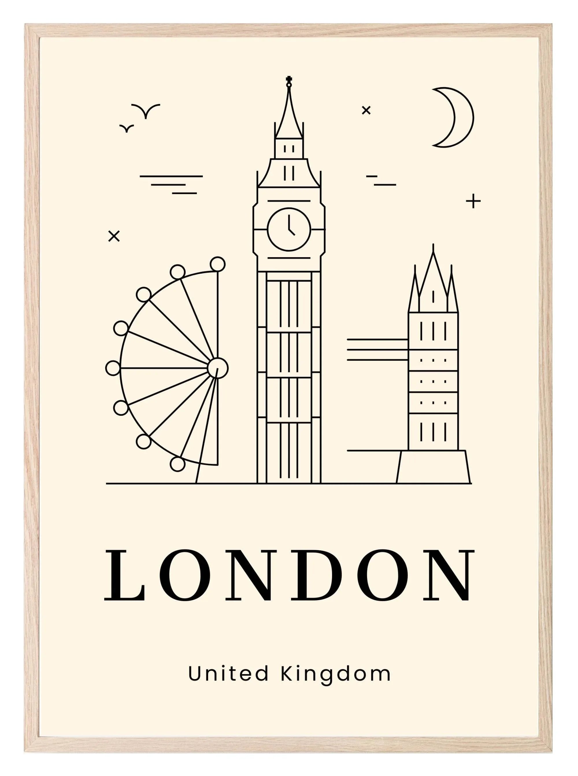 London Print | Travel Wall Art - Larosier Prints
