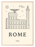 Rome Print | Travel Wall Art - Larosier Prints
