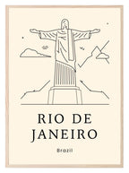 Rio De Janeiro Print | Travel Wall Art - Larosier Prints