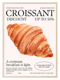 Croissant Print | Kitchen Wall Art - Larosier Prints