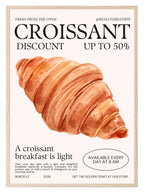 Croissant Print | Kitchen Wall Art - Larosier Prints
