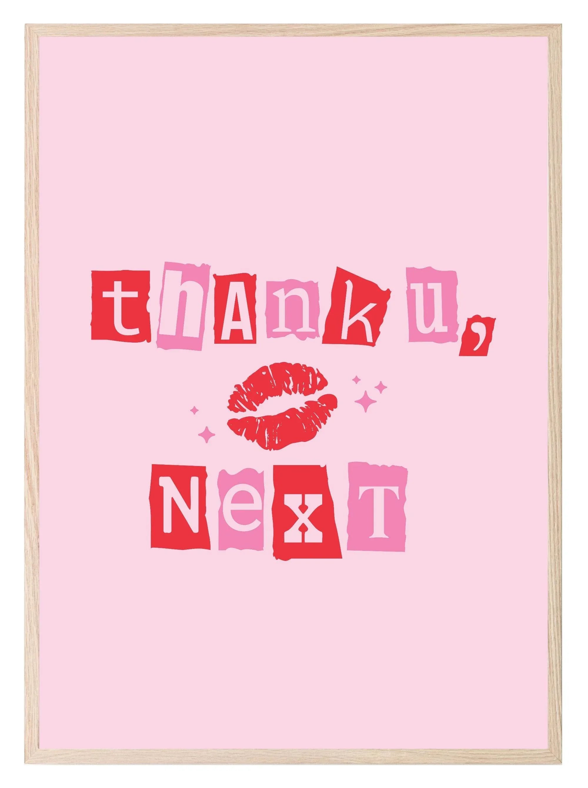 Thankyou, Next Print | Coquette Wall Art - Larosier Prints