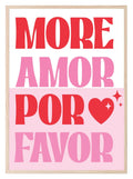 More Amor Por Favor Print | Fun Coquette Print - Larosier Prints