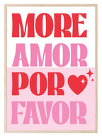 More Amor Por Favor Print | Fun Coquette Print - Larosier Prints