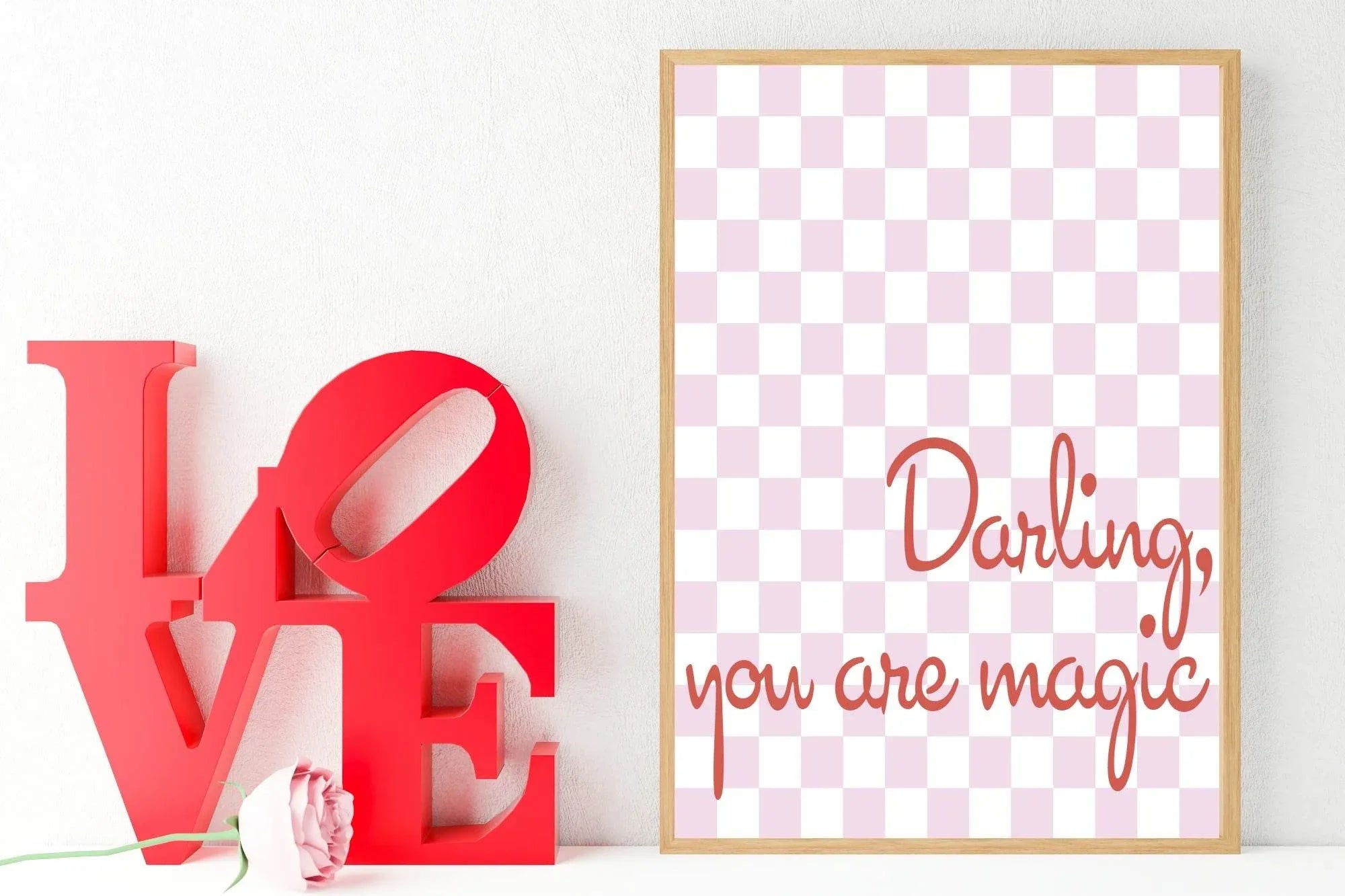 Darling, You are Magic Print | Romantic Wall Art - Larosier Prints