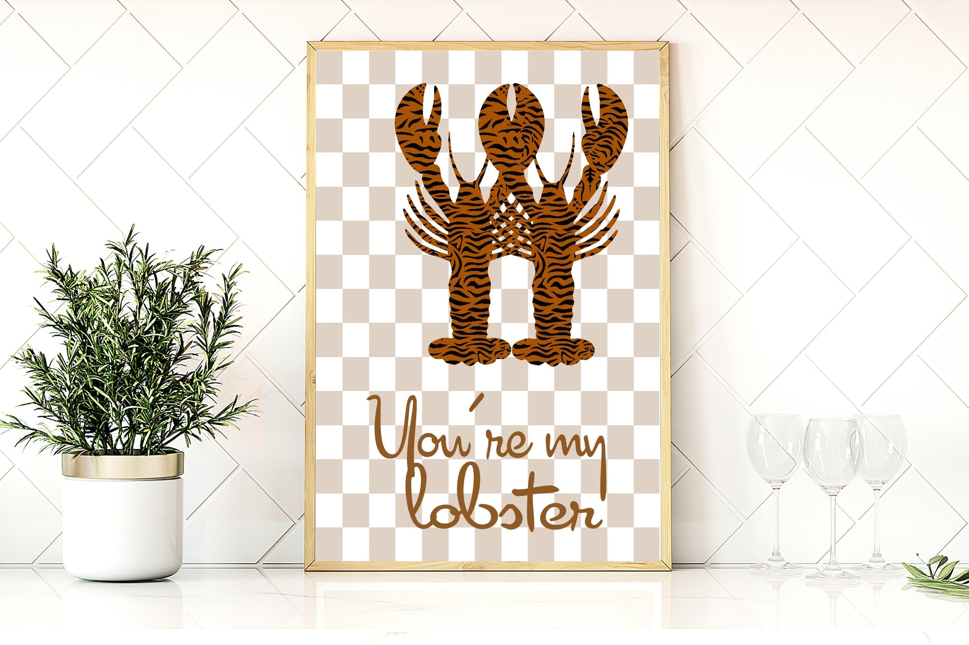 You're My Lobster Print | Romantic Wall Art