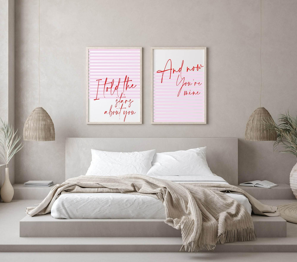 I Told The Stars About You Print | Romantic Wall Art - Larosier Prints