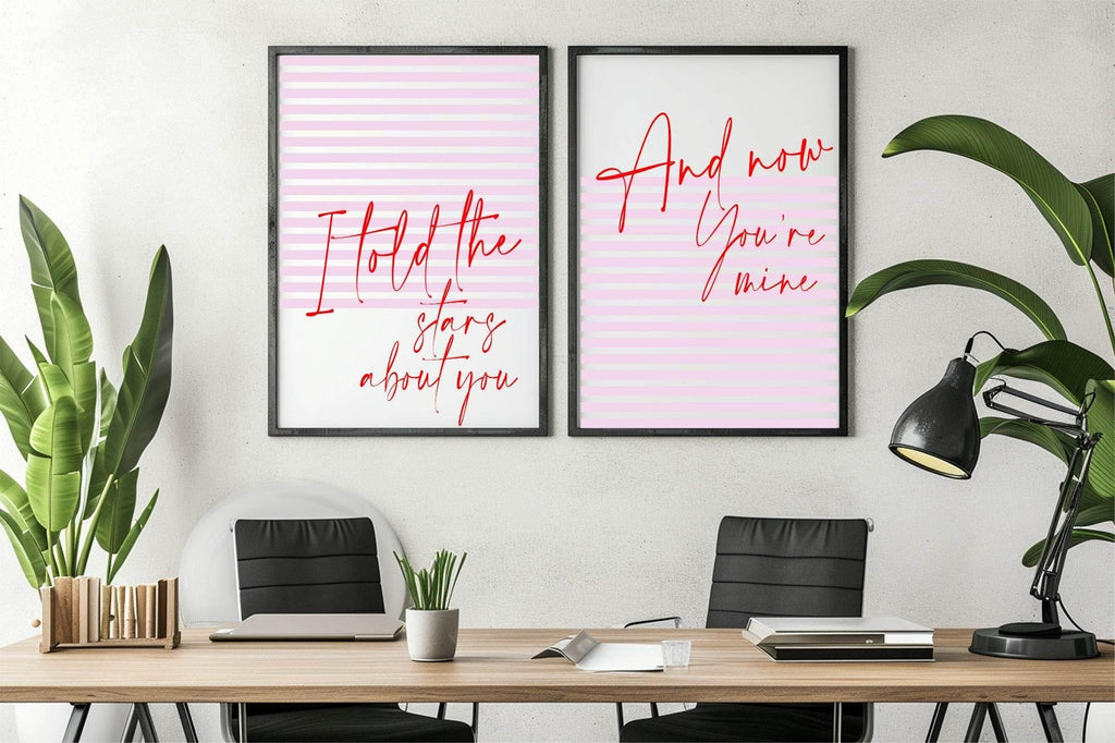 I Told The Stars About You Print | Romantic Wall Art - Larosier Prints