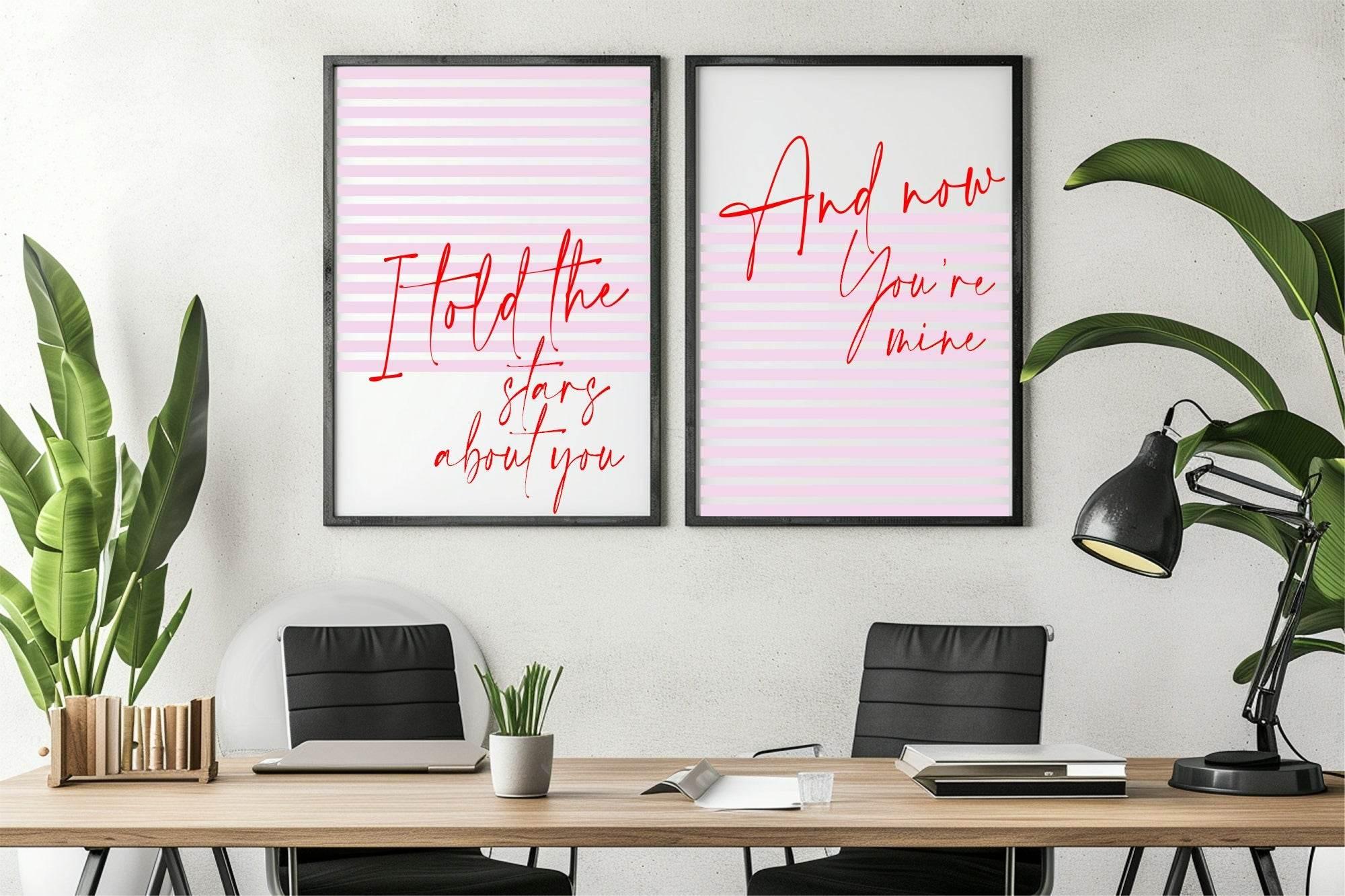 I Told The Stars About You Print | Romantic Wall Art - Larosier Prints