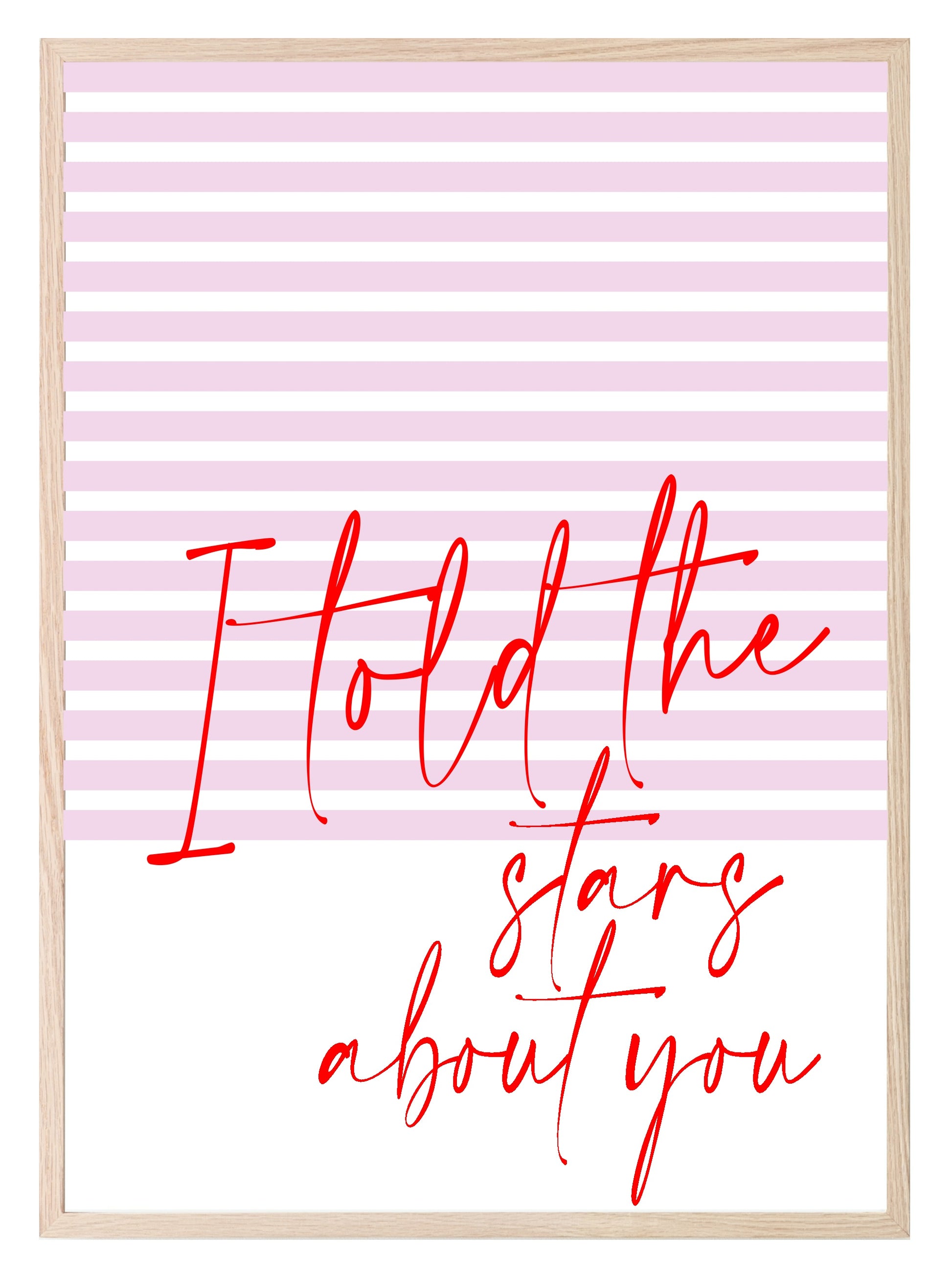 I Told The Stars About You Print | Romantic Wall Art