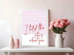 I Told The Stars About You Print | Romantic Wall Art - Larosier Prints