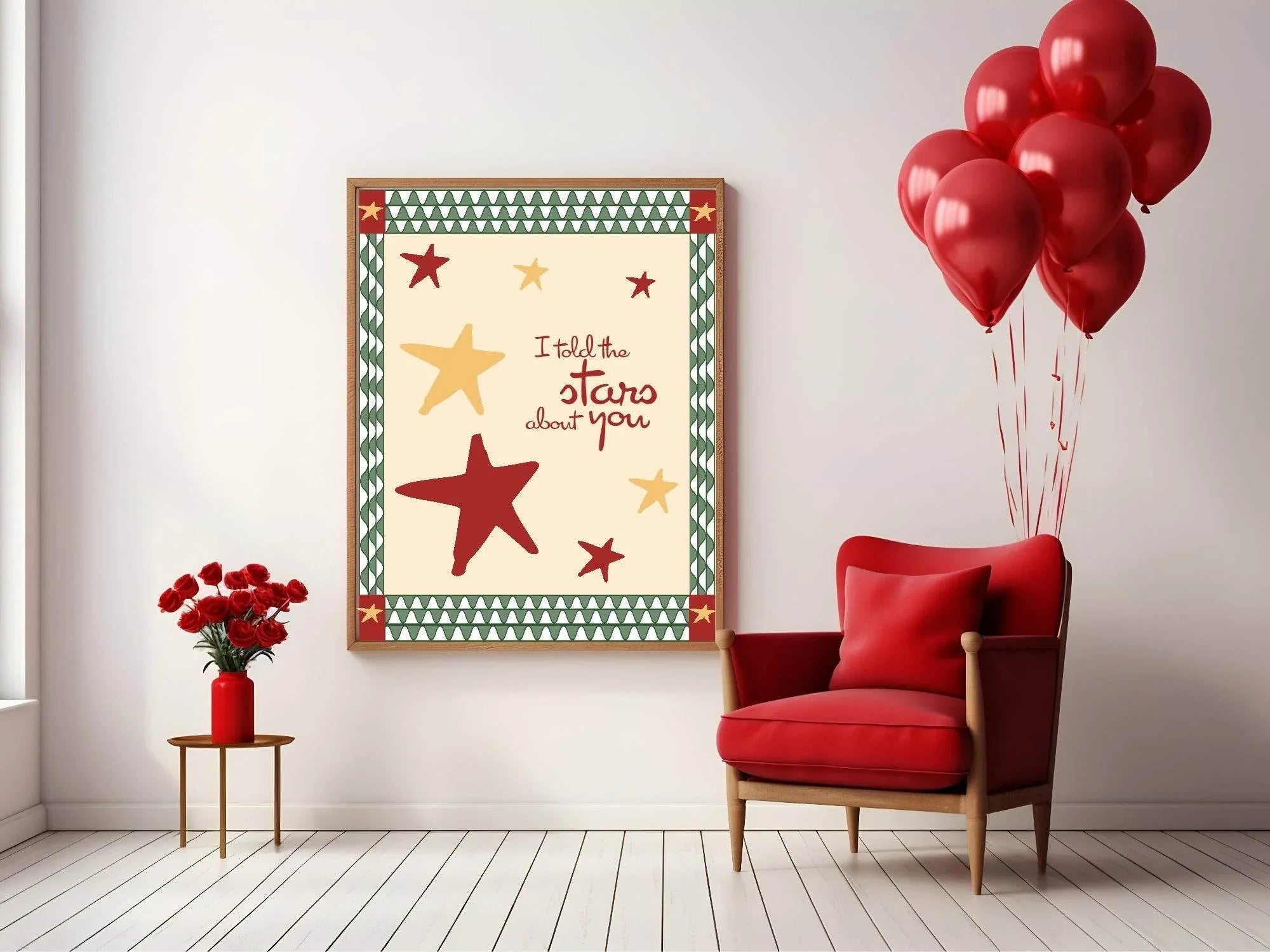 I Told The Stars About You Print | Family & Love Wall Art - Larosier Prints