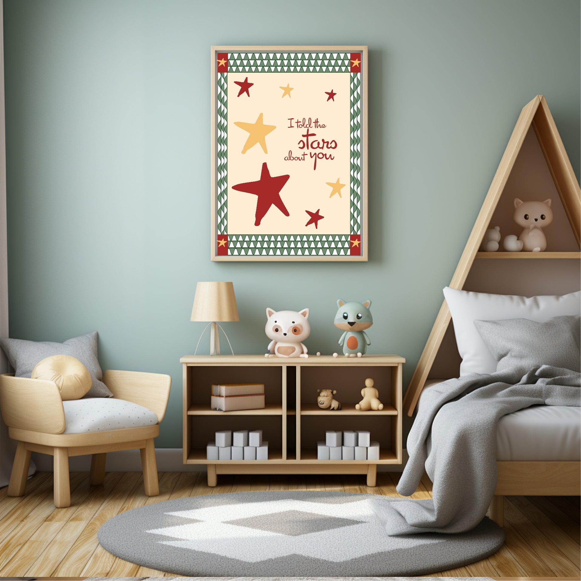 I Told The Stars About You Print | Family & Love Wall Art