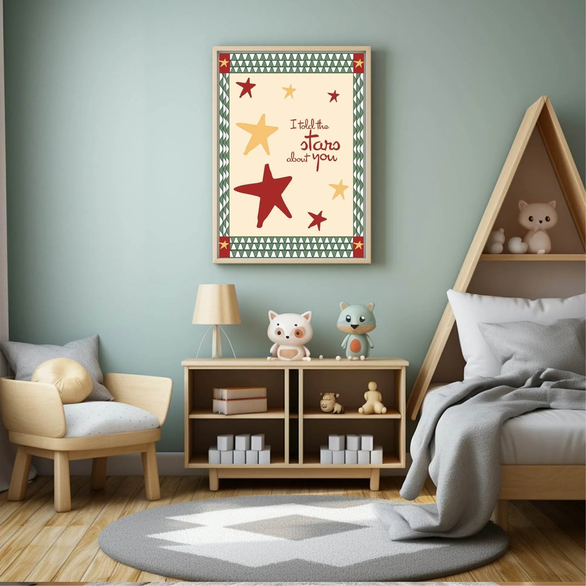 I Told The Stars About You Print | Family & Love Wall Art - Larosier Prints