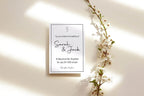 Minimalist Wedding Invitation Suite - Larosier Prints