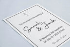 Minimalist Wedding Invitation Suite - Larosier Prints