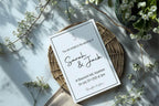 Minimalist Wedding Party Invitations & Envelopes | Pack of 10 - Larosier Prints