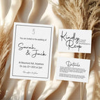 Minimalist Wedding Invitation Suite - Larosier Prints