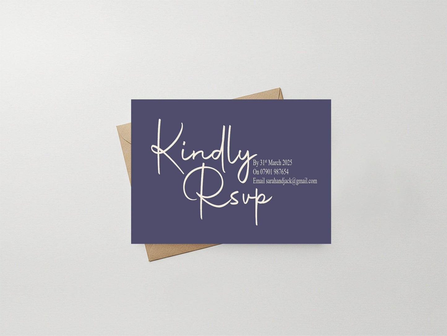 Sapphire Wedding Invitation Suite
