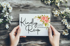 Pink Rose Wedding Invitation Suite - Larosier Prints