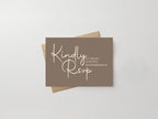 Earth RSVP Wedding Party Cards | Pack of 10 | A6 - Larosier Prints