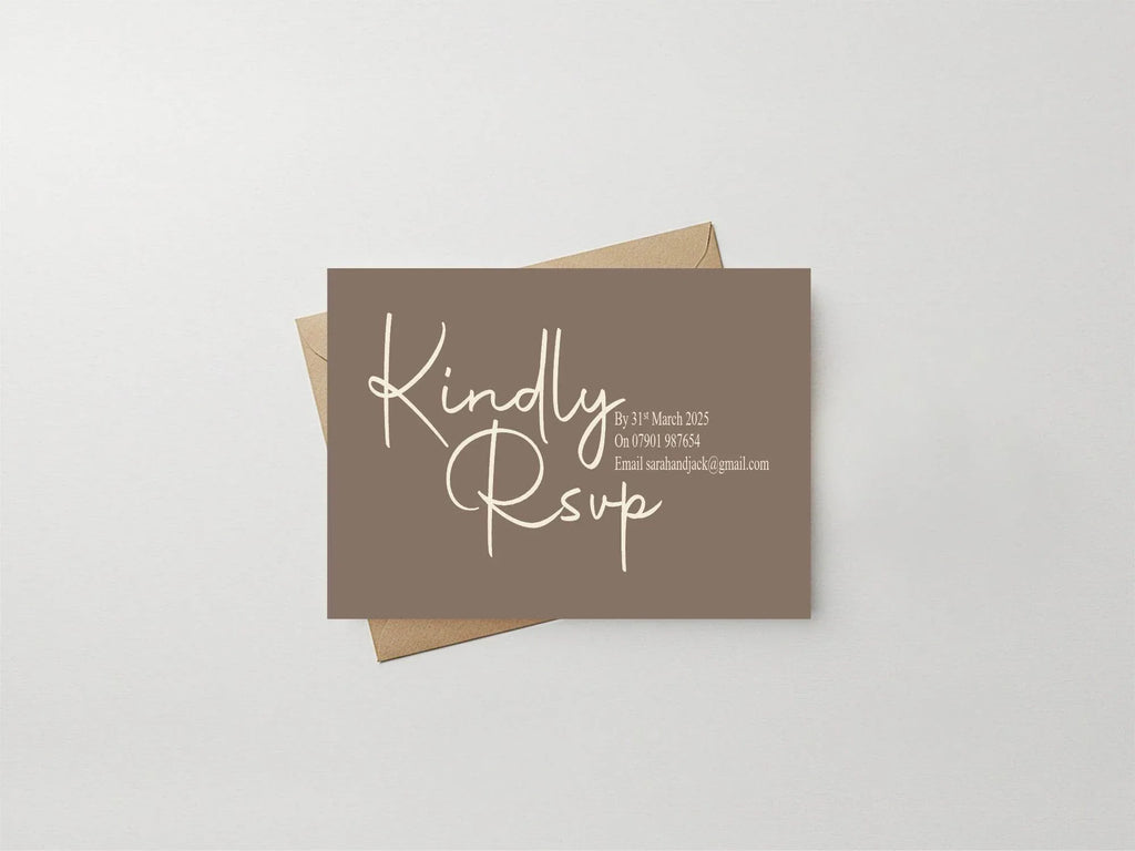Earth Wedding Invitation Suite - Larosier Prints