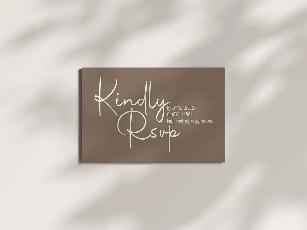 Earth Wedding Invitation Suite - Larosier Prints