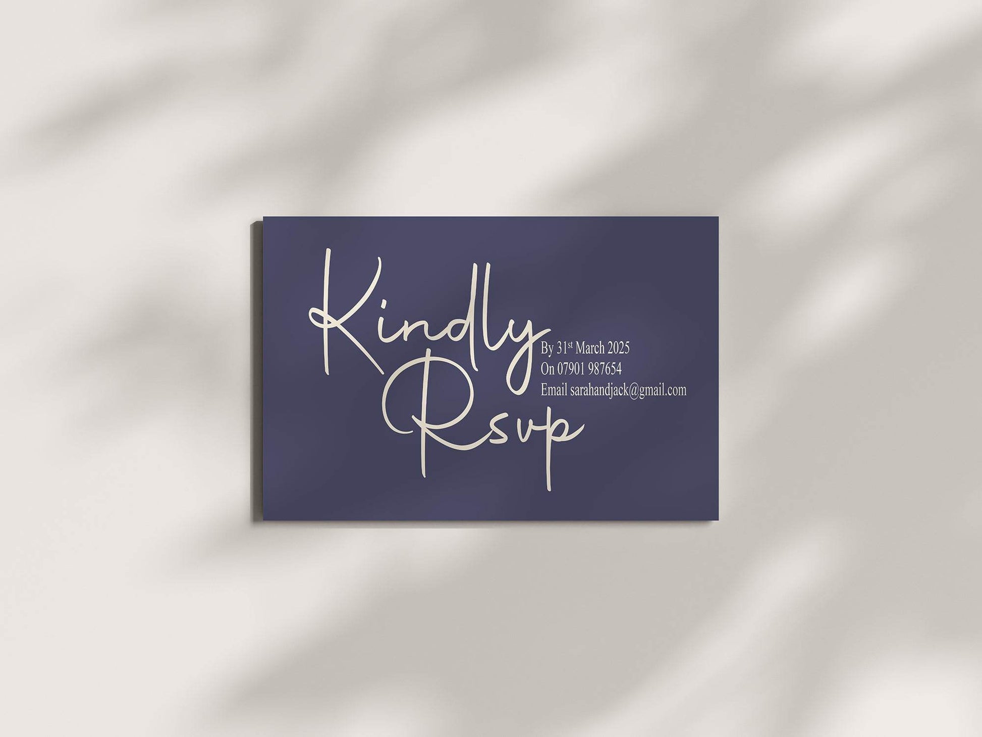 Sapphire Wedding Invitation Suite