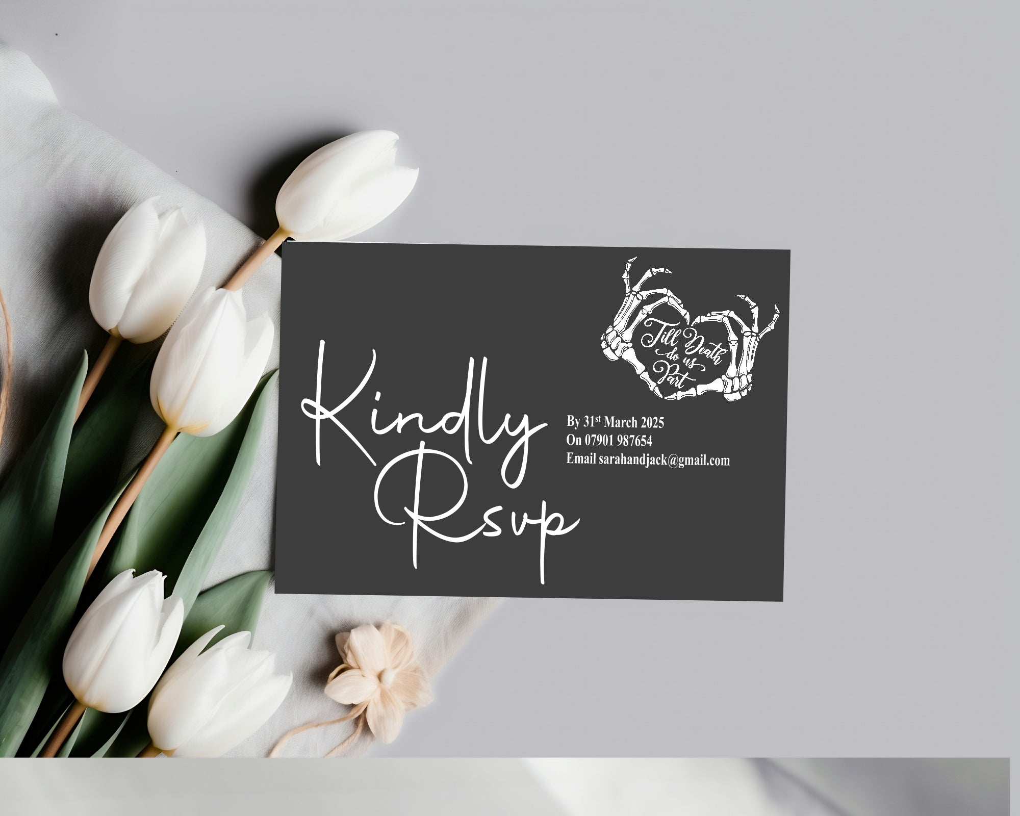 Till Death Do Us Part Wedding Invitation Suite Bundle