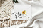 Sunflower RSVP Wedding Party Cards | Pack of 10 - Larosier Prints